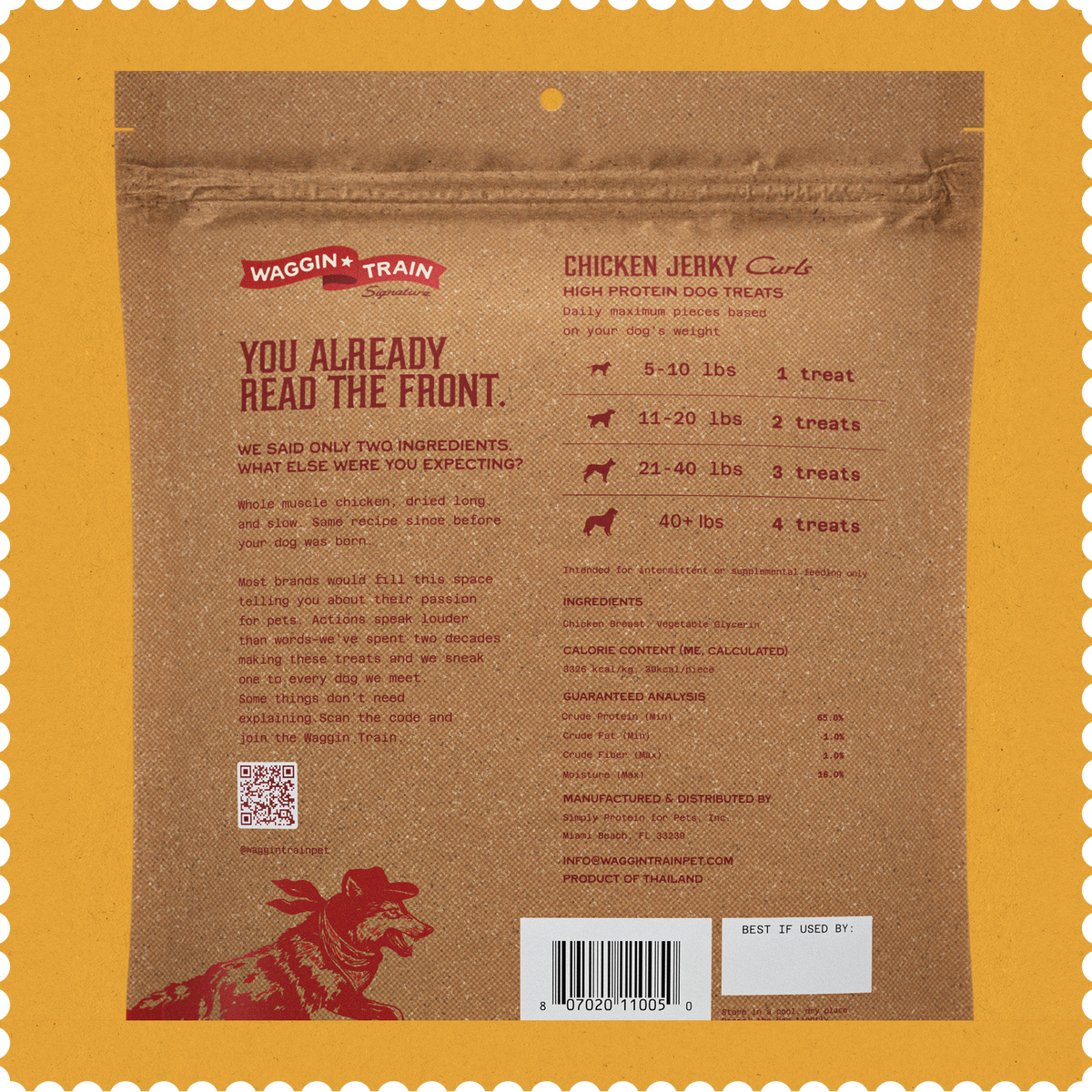 Chicken Jerky Curls