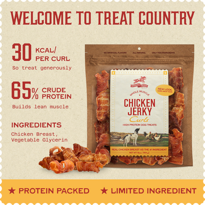 Chicken Jerky Curls